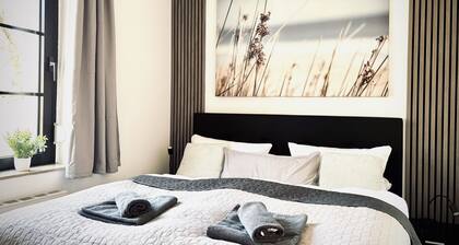 City Apartment Osnabrück -- inklusive Parkplatz & WiFi, Küche mit Geschirrspüler