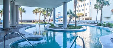 コンドミニアム ベッド (複数台) (The Oasis at Orange Beach 1002 (Phoen) | プール | 屋内プール、屋外プール