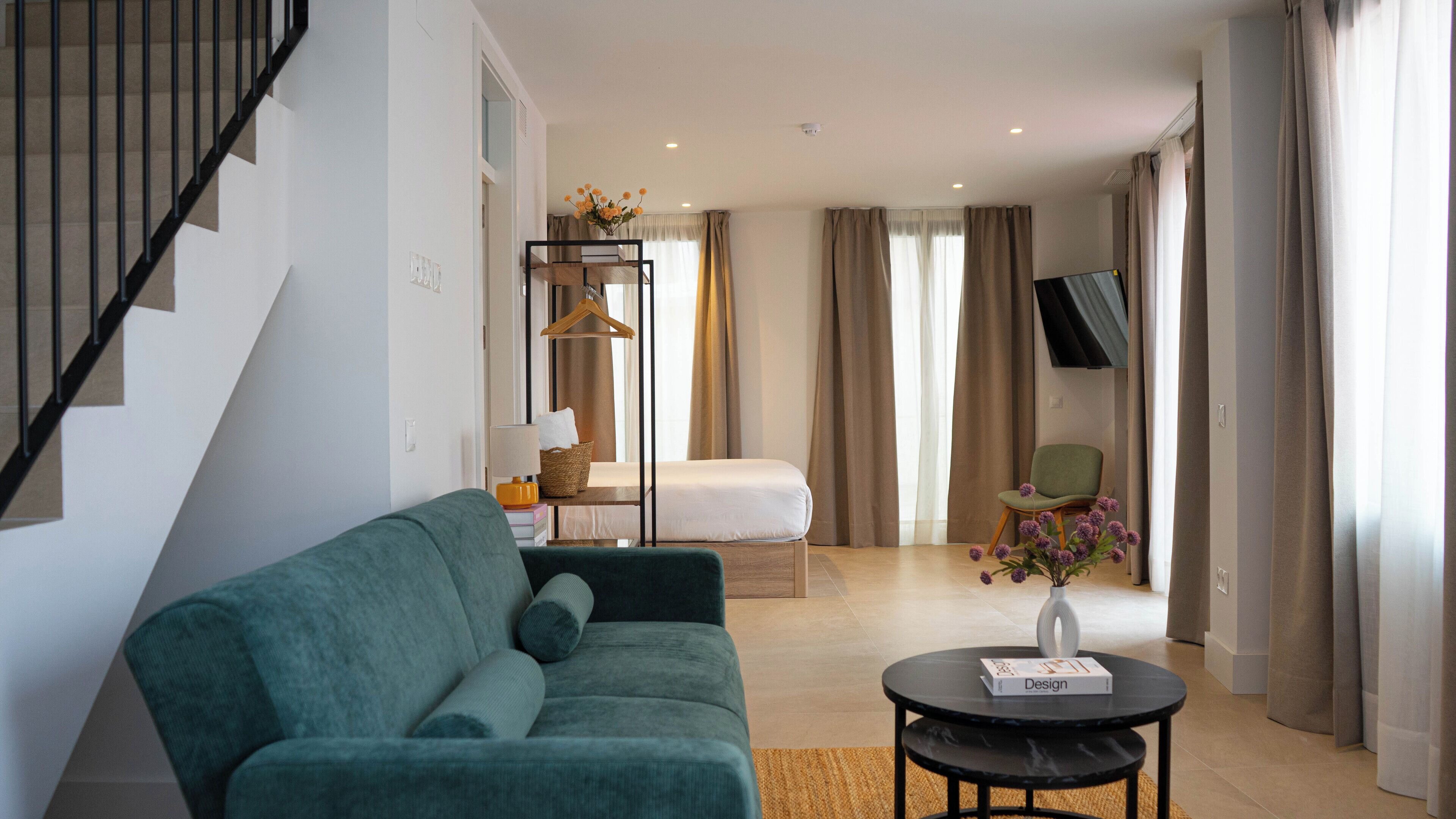 Penthouse, Balkon, Stadtblick | Ausblick vom Zimmer