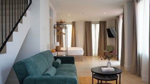 Penthouse, balcon, vue ville | Vue de la chambre