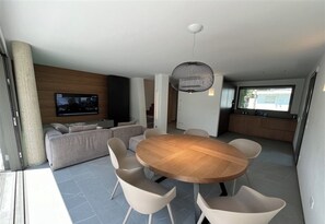 Villa, 2 Bedrooms, Balcony, Garden View | Dining room - Modern Villa With Everything you Need for a Perfect Vacation (Lignano Sabbiadoro)