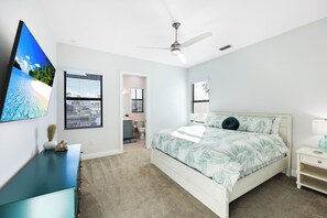 4 多间卧室、熨斗/熨衣板、WiFi、床单