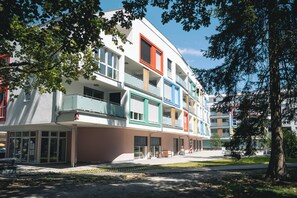 Overnatningsstedets facade