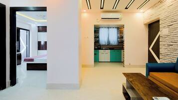 Apartamento familiar | 2 dormitorios, ropa de cama de alta calidad, caja fuerte y escritorio