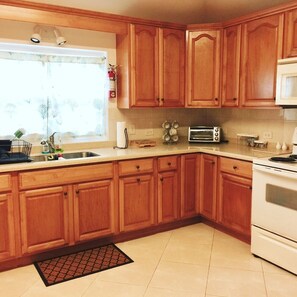 Microwave, oven, stovetop