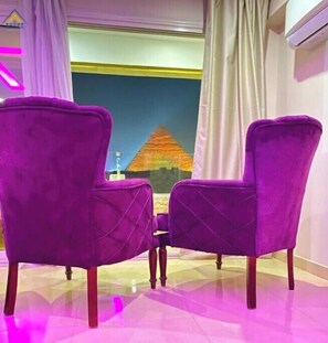 Interior - Egypt Pyramids InnChic 1-bedroom apartment with WiFi, AC in awesome Cairo (Cairo)