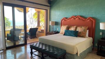 Deluxe-Villa, Meerblick | 4 Schlafzimmer, Zimmersafe, Schreibtisch, laptopgeeigneter Arbeitsplatz