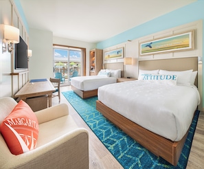 Premium bedding, in-room safe, blackout curtains, iron/ironing board