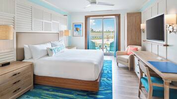 ห้องสวีท (Jimmy Buffett) | เครื่องนอนระดับพรีเมียม, ตู้นิรภัยในห้องพัก, ผ้าม่านกันแสง