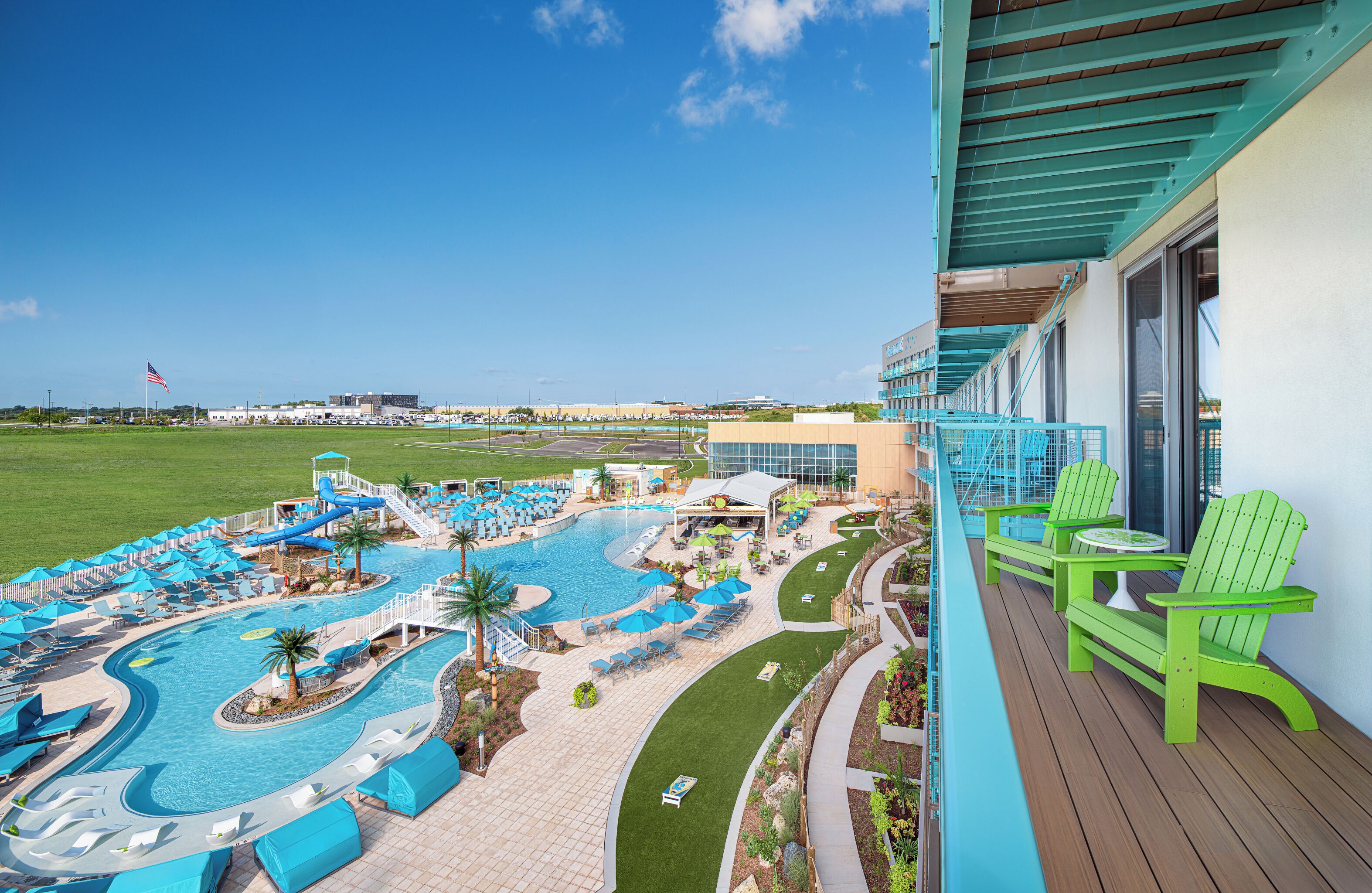 Vue depuis le balcon