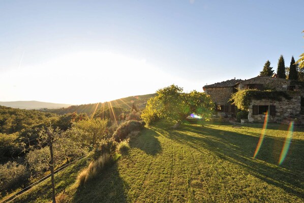 Property grounds - 4-bedroom stonehouse with stunning pool in the Chianti countryside with WiFi, AC (Radda in Chianti)