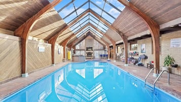 Indoor pool, a heated pool