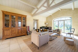 Télévision, cheminée