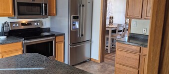 House in central Bismarck location. Stay at a spacious 4-bedroom house