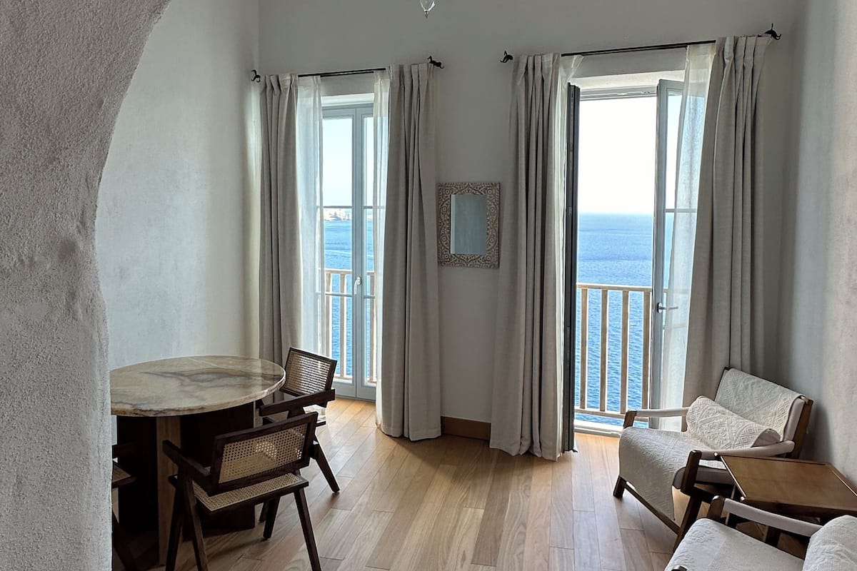 Appartement Familial, vue mer | Coin séjour