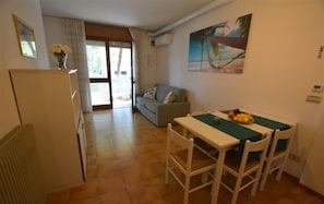 Apartment, 1 Bedroom, Balcony | Dining room - Cozy Residence Near the Beach in Lignano (Lignano Sabbiadoro)