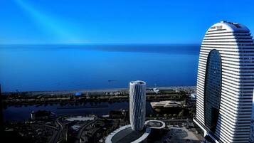 Blick von der Unterkunft