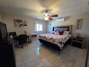 2 bedrooms, desk, travel crib, WiFi