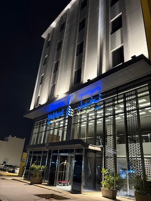 Façade de l’hébergement