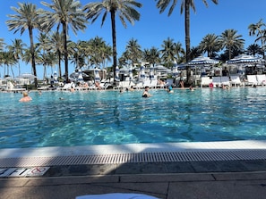 Outdoor pool, a heated pool - Fontainebleau Resort JR Suite Ocean View Resort Fee Included & 2 Spa Passes (Miami Beach)