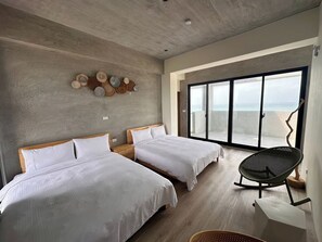 Deluxe Quadruple Room, Ocean View | Free WiFi