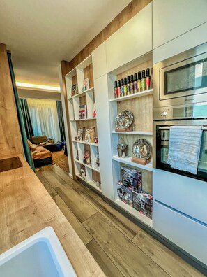 Dúplex Premium | Cocina privada | Trona infantil