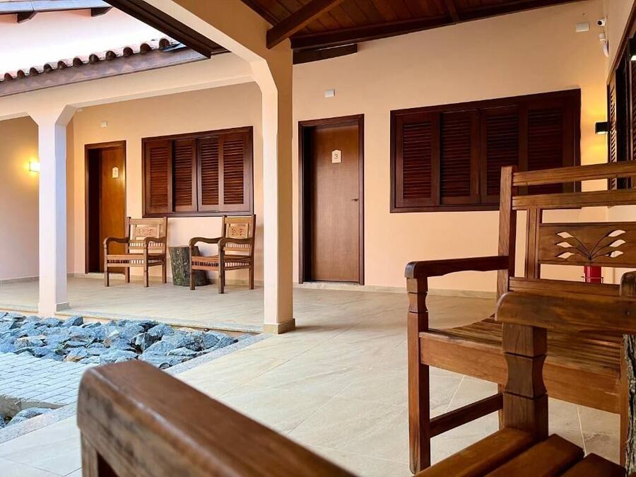 Vierbettzimmer, Gartenblick | Ausblick vom Zimmer