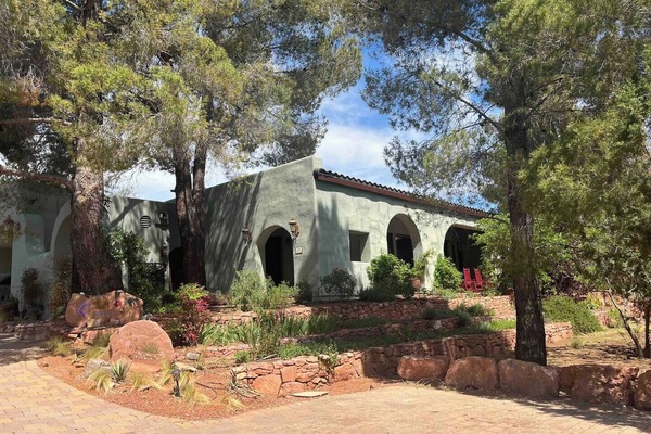 View of entry from parking area