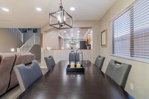 House, 4 Bedrooms, Accessible, Private Pool | Dining room - Heated Pool King Bed Firepit Work Station (Casa Grande)