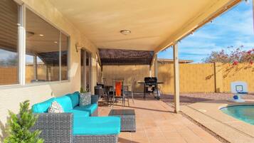 House, 4 Bedrooms, Accessible, Private Pool | Terrace/patio
