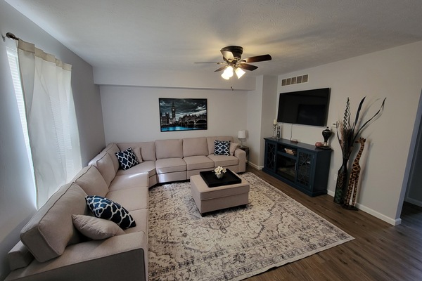 Living Room With 55" TV