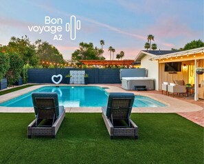 Lämmitetty uima-allas