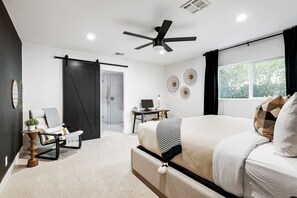 4 bedrooms, desk, iron/ironing board, travel crib - Luxury Scottsdale Home | Heated Pool & Hot Tub Retreat (Scottsdale)