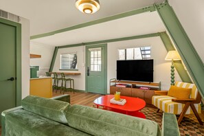 27-inch TV with cable channels