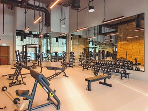 Fitness facility - the 'Paris' condo (Dubai)