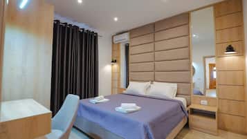 Casa Del Mar Apt Nr.3 | 2 kamar tidur, tirai kedap cahaya, dan setrika/meja setrika