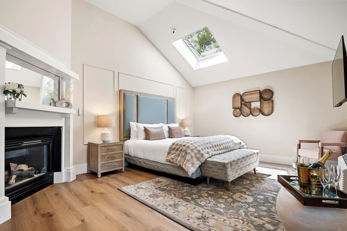 Luxe studio suite, 1 kingsize bed | 1 slaapkamer, een kluis op de kamer, gratis wifi