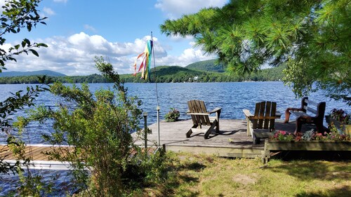 Chez Mamie Blues Directly on the shores of Grand lac Brompton