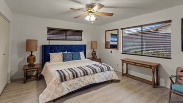 Casa, 3 habitaciones, alberca privada, vista a la montaña | 3 habitaciones, espacio para trabajar con laptop y wifi gratis