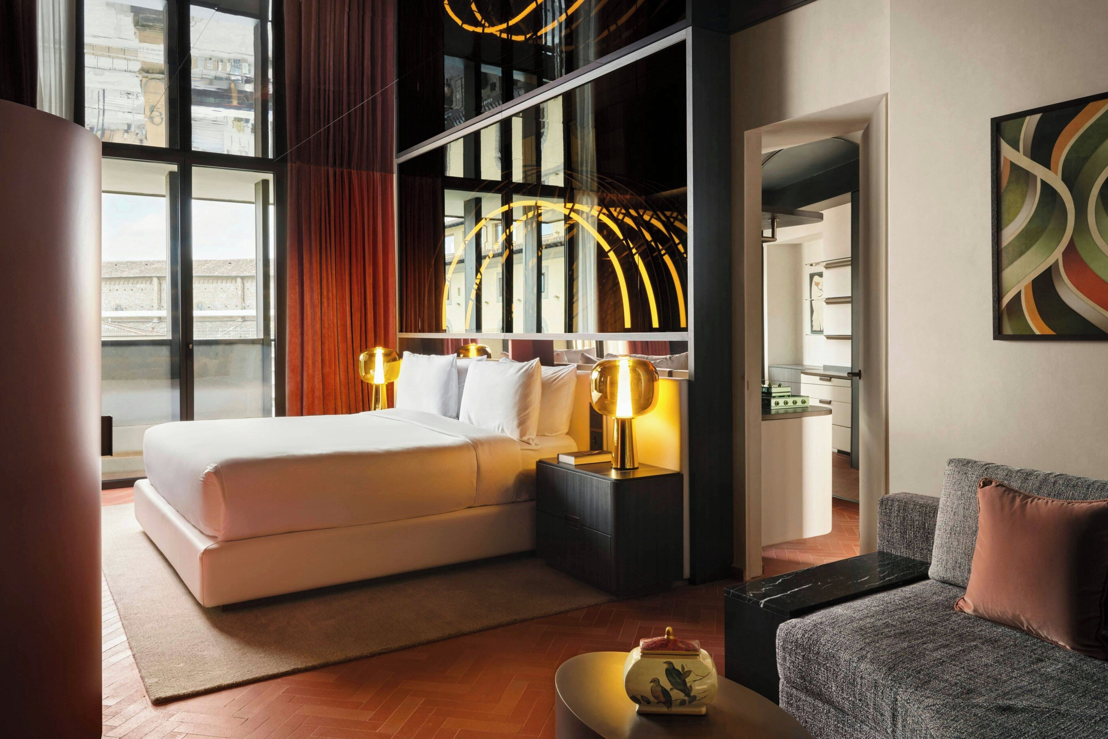 Frette Italian sheets, premium bedding, down duvets, pillow-top beds