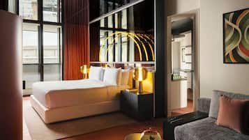 Frette Italian sheets, premium bedding, down duvets, pillow-top beds