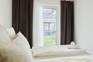2 chambres, fer et planche à repasser, Wi-Fi, draps fournis