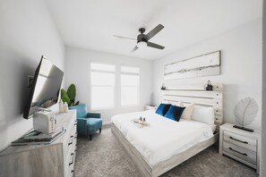 6 habitaciones, tabla de planchar con plancha, wifi y ropa de cama