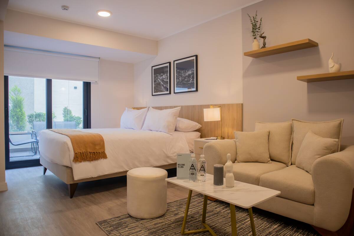 Apartamento (109) | 1 dormitorio, tabla de planchar con plancha, wifi gratis y ropa de cama