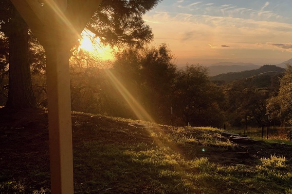 Vue depuis l’hébergement