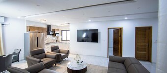 Furnished apartment on 6th floor (sea view) Building with lift