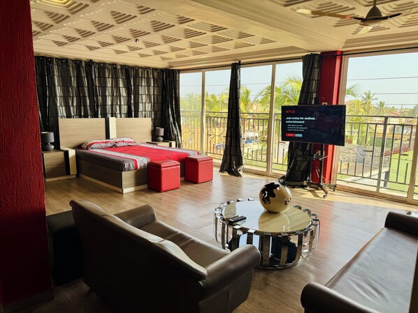 1 soverom, strykejern/-brett, wi-fi og sengetøy