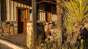 Exterior detail - The Study Butte Room No. 1 (Terlingua)