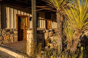 Exterior detail - The Study Butte Room No. 1 (Terlingua)