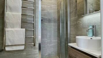 Shower, hair dryer
